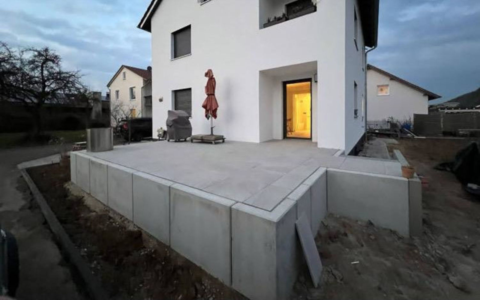 Terrasse nachher